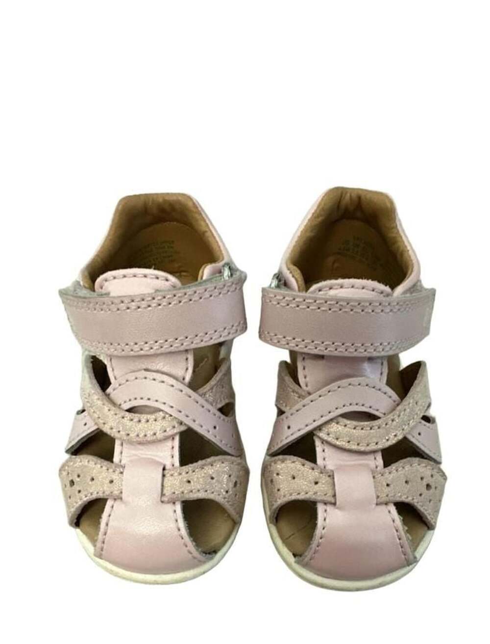 Stride Rite Xena Sandal for Toddler Girls US 4.5, Pink w touch fastener